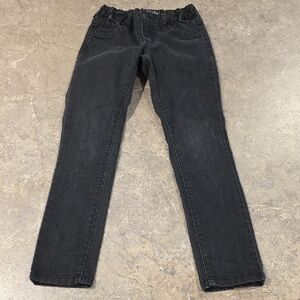(J37) Cherokee Black Skinny Jeans Elastic Comfort Girls Sz 7
